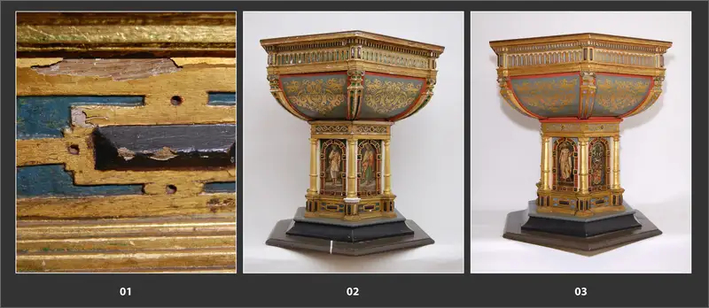 Abildungen der Taufe von 1598, St. Johanniskirche in Wolfenbüttel